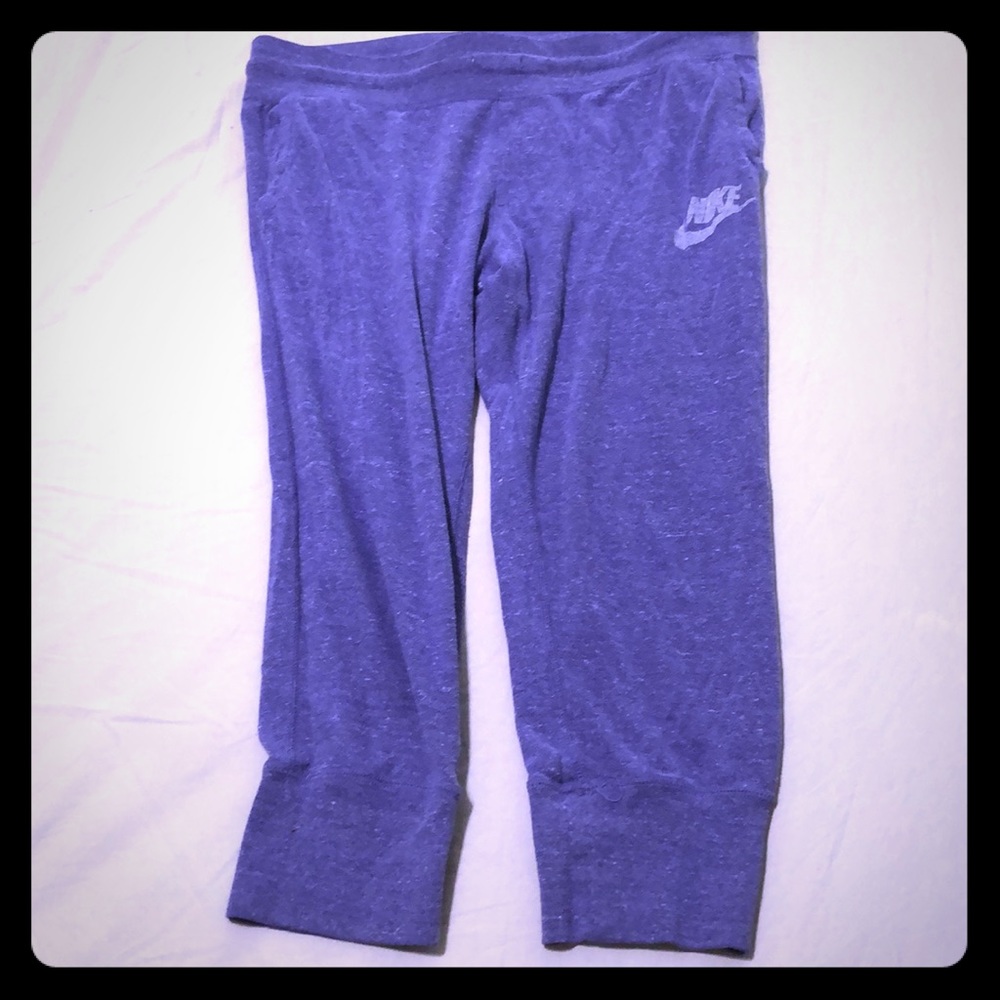 Purple Nike Capri Sweats
